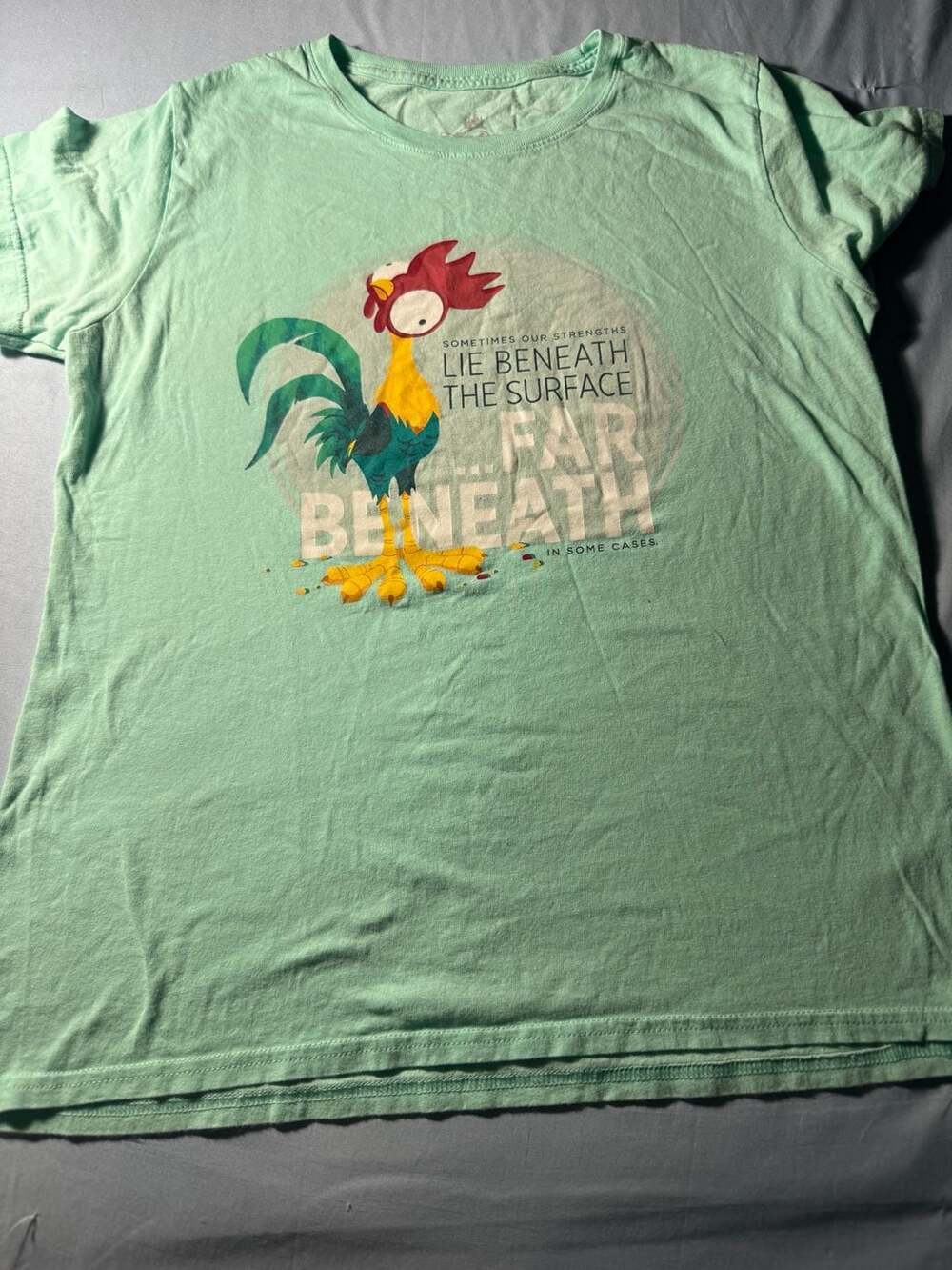Disney Parks Hei Hei Size L T-Shirt Green